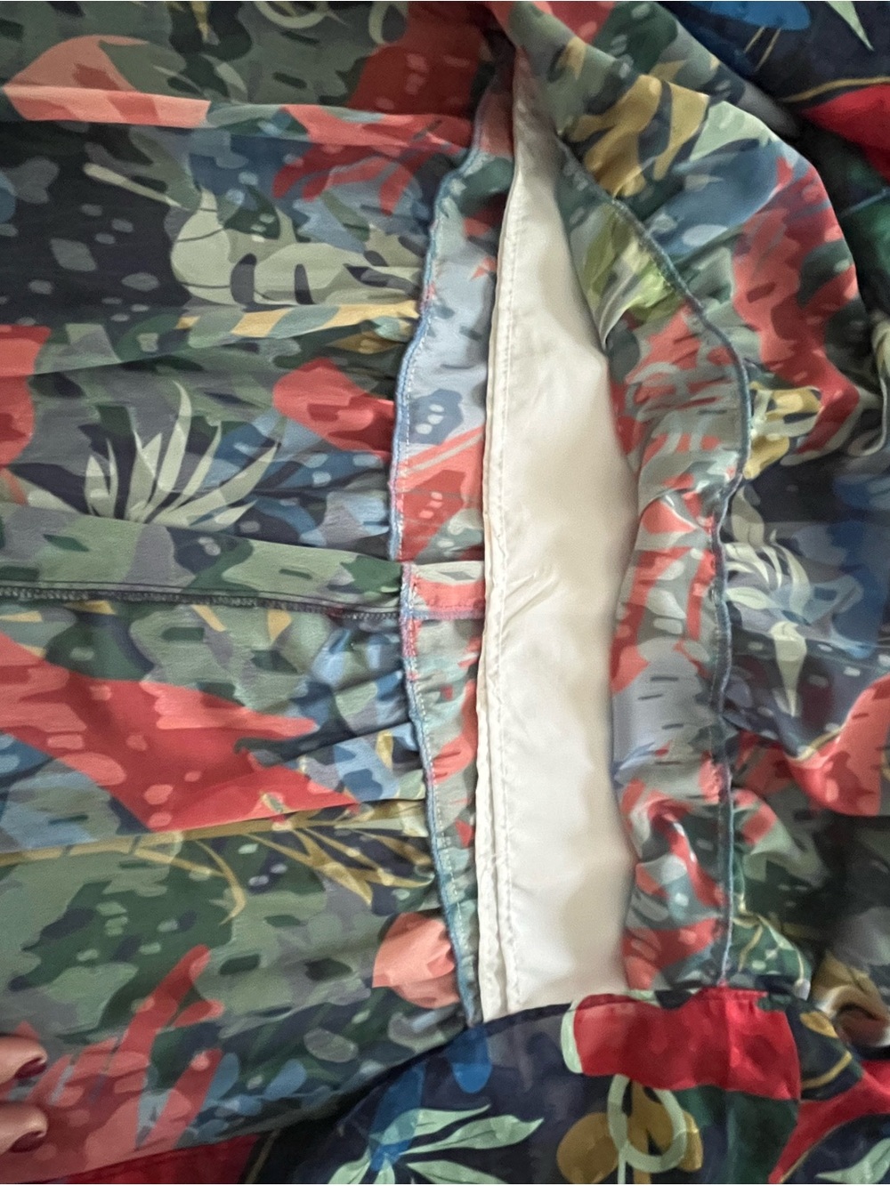 Anthropologie Hutch Boho Tropical Floral Tiered Maxi Skirt | Size 3X - Picture 8 of 11